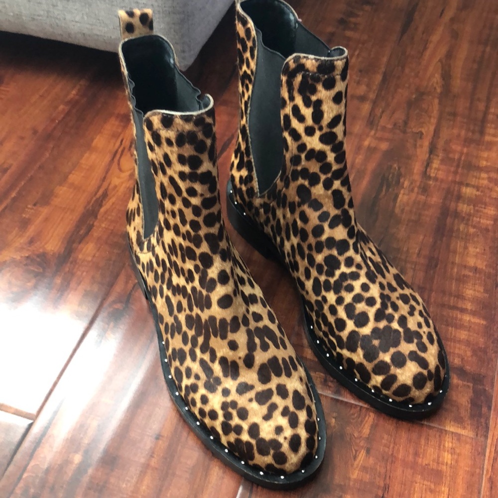 Rebecca Minkoff Sabeen Too Genuine Calf Hair Chelsea Boot